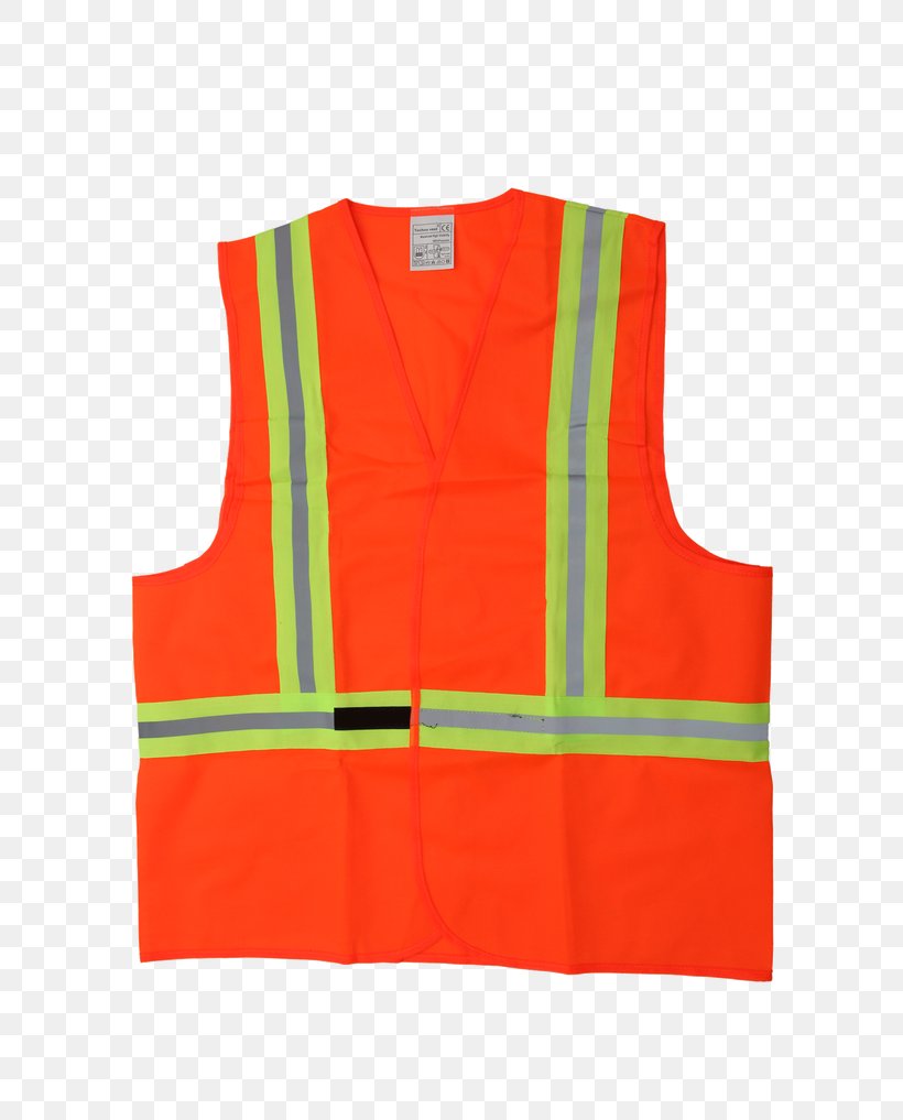 Gilets Sleeveless Shirt High-visibility Clothing, PNG, 700x1017px, Gilets, Clothing, High Visibility Clothing, Highvisibility Clothing, Orange Download Free