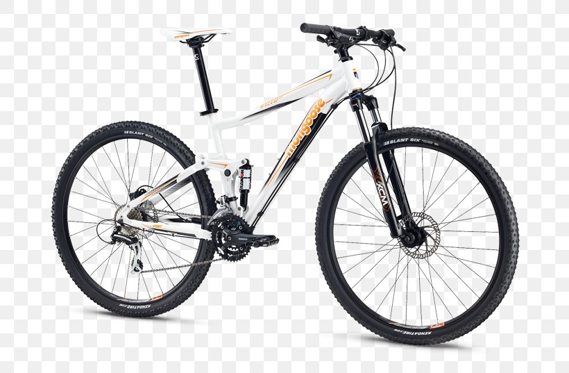 Bicycle Mountain Bike Mongoose Hardtail Cycling, PNG, 705x537px, 275 Mountain Bike, Bicycle, Automotive Exterior, Automotive Tire, Bicycle Fork Download Free