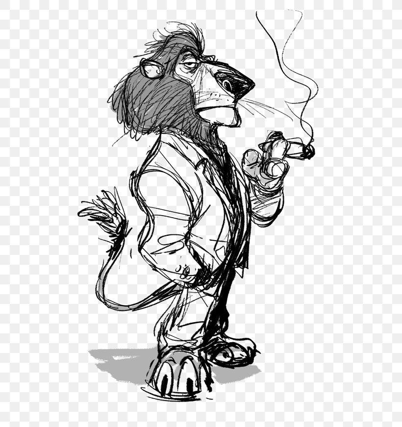 Lion Drawing Sketch, PNG, 564x871px, Lion, Animation, Art, Black And White, Cartoon Download Free