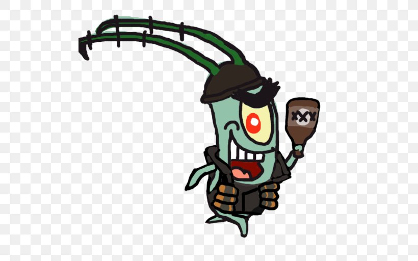 Plankton And Karen Team Fortress 2 Patrick Star Mr. Krabs Squidward Tentacles, PNG, 512x512px, Plankton And Karen, Art, Artwork, Cartoon, Character Download Free