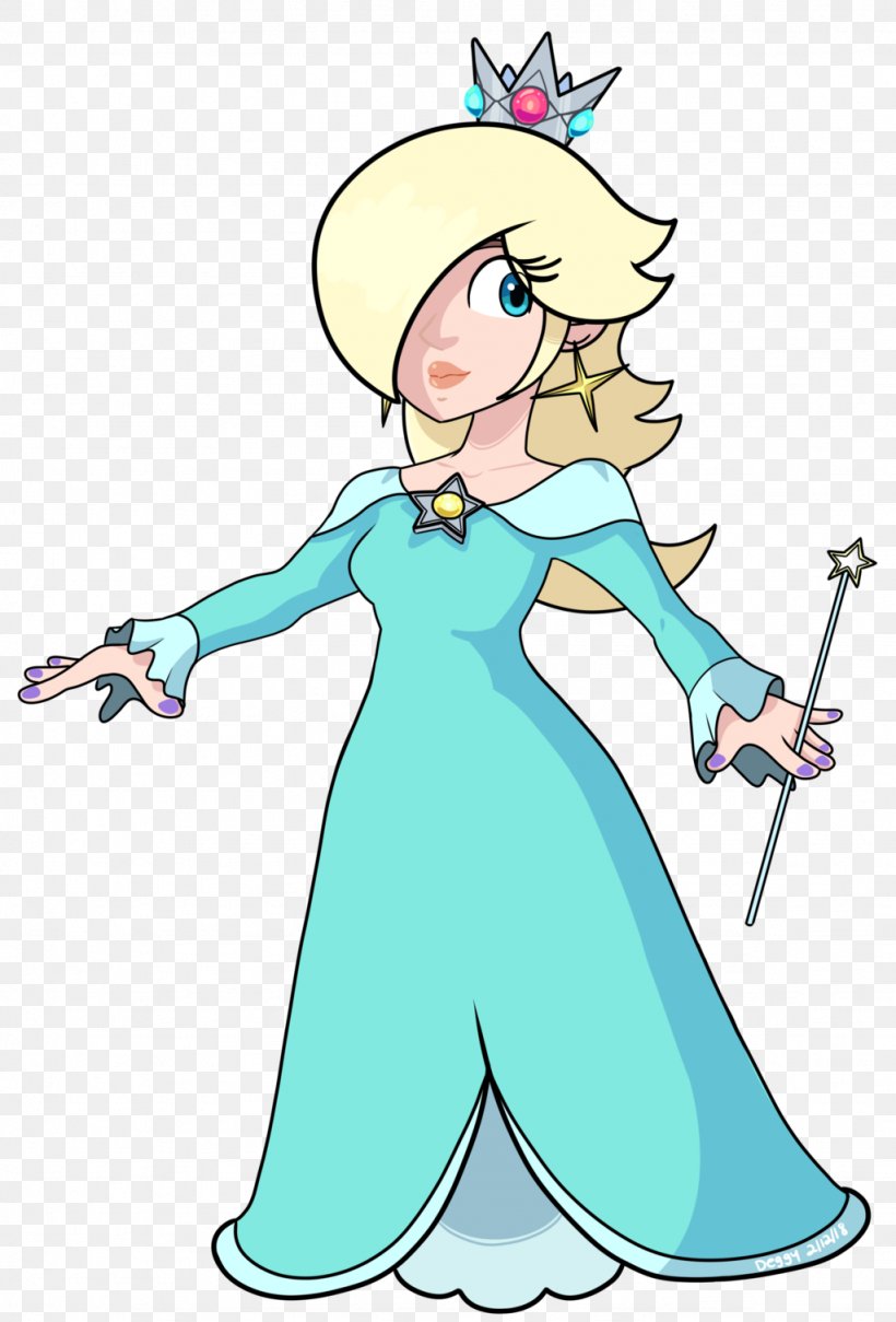 Rosalina Super Mario Galaxy Clip Art, PNG, 1024x1510px, Watercolor ...