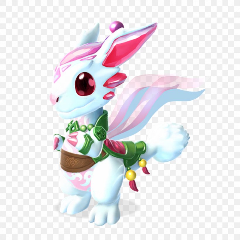 Dragon Mania Legends Moon Rabbit, PNG, 1024x1024px, Dragon Mania Legends, Animal Figure, Dragon, Easter Bunny, European Rabbit Download Free