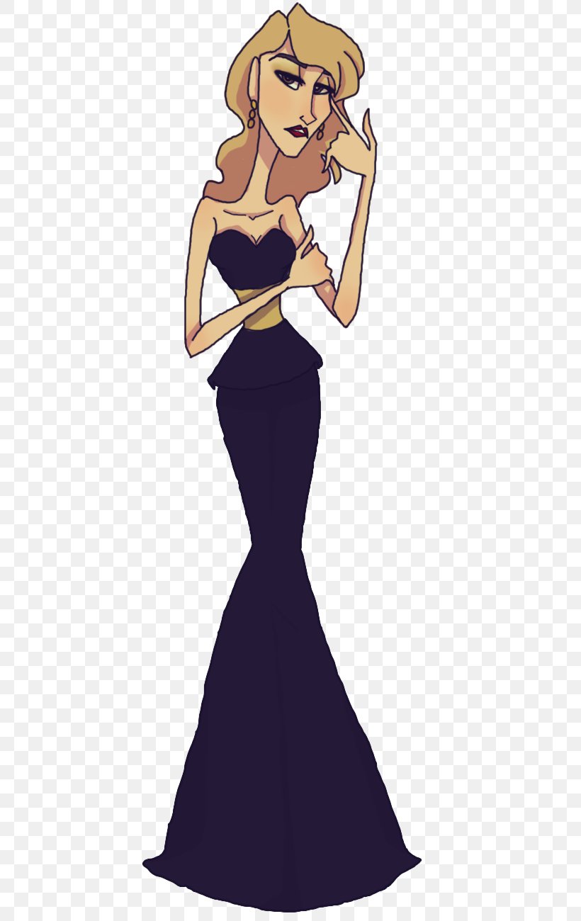 Gown Cocktail Dress Cartoon, PNG, 600x1300px, Watercolor, Cartoon, Flower, Frame, Heart Download Free