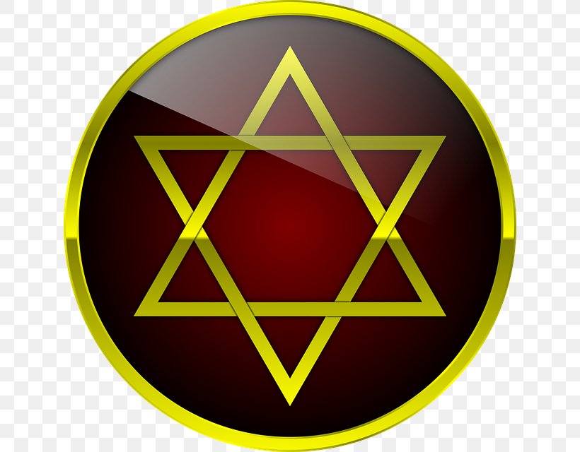 Star Of David Symbol Hexagram Judaism, PNG, 640x640px, Star Of David, Brand, Hexagram, Jewish People, Judaism Download Free