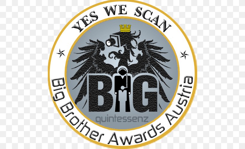 Big Brother Awards (Germany) Organization Quintessenz Datenkrake, PNG, 500x500px, 2017, Big Brother, Award, Badge, Brand Download Free