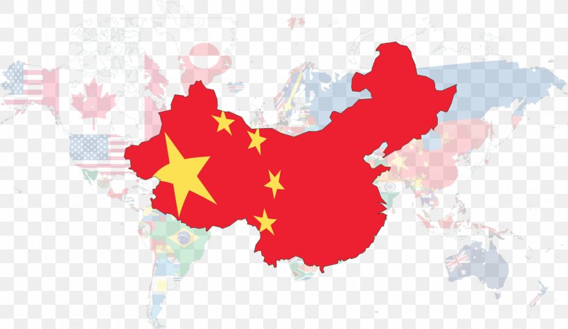 Flag Of China Vector Map, PNG, 1500x870px, China, Chinese Art, Flag, Flag Of China, Map Download Free