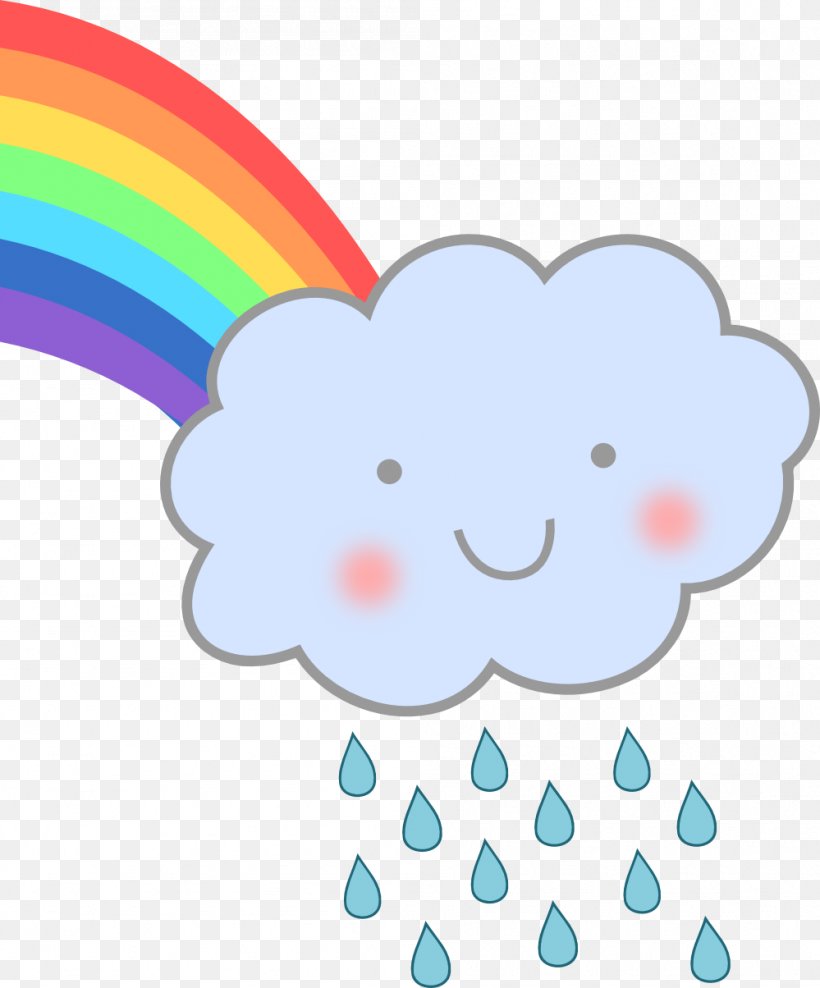 Rainbow Cloud Clip Art, PNG, 999x1204px, Rain, Cloud, Drop, Fictional Character, Heart Download Free