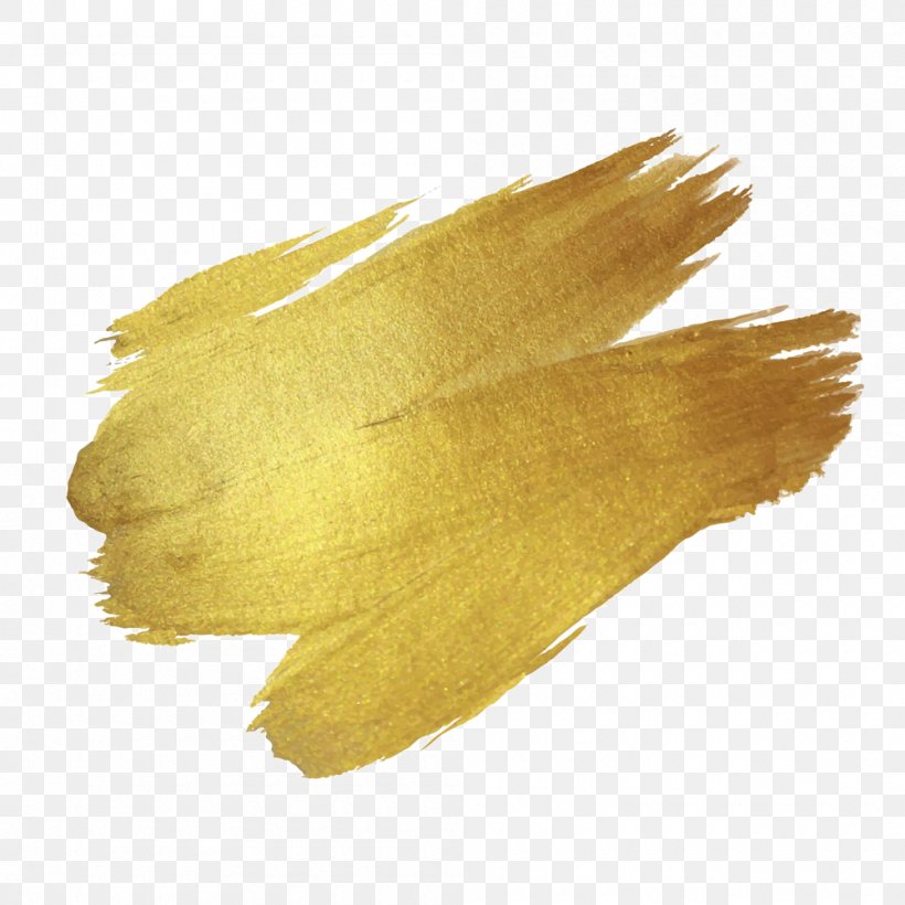 Brush Paint Gold Drawing, PNG, 1000x1000px, Paint, Aerosol Paint, Art, Color, Drawing Download Free