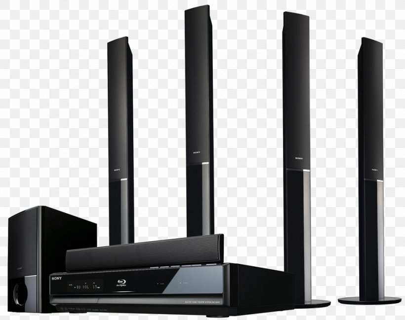 Blu-ray Disc Home Theater Systems Sony Surround Sound Cinema, PNG, 963x763px, 51 Surround Sound, 71 Surround Sound, Bluray Disc, Cinema, Electronics Download Free