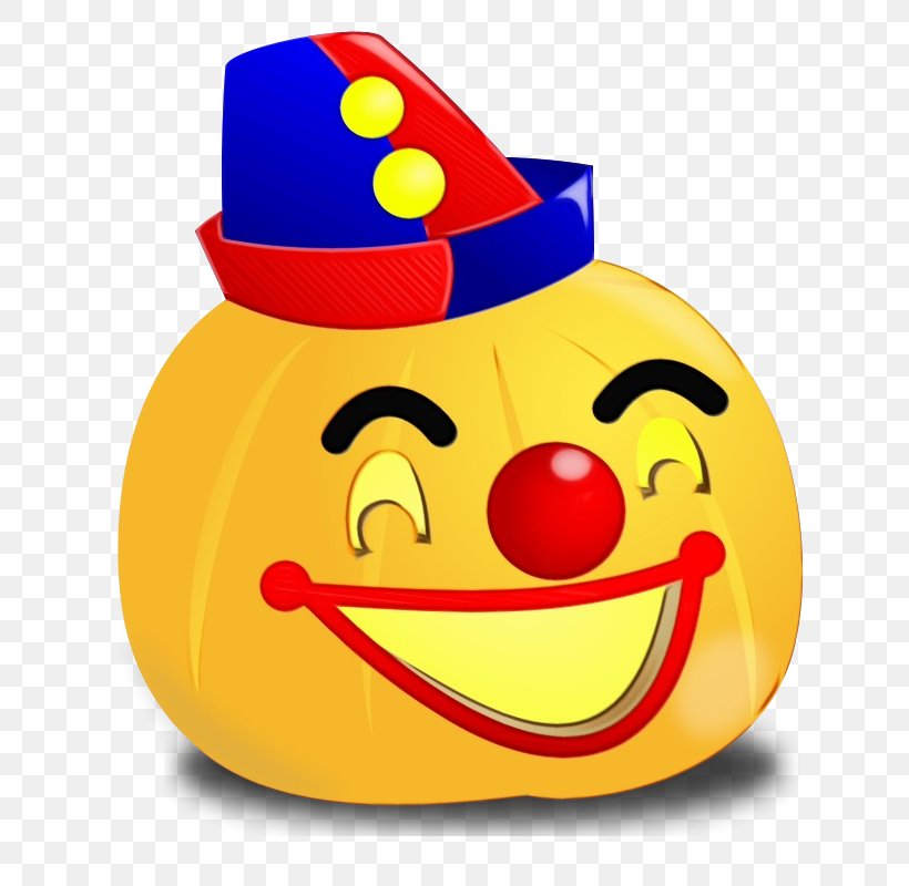 Emoticon, PNG, 800x800px, Watercolor, Clown, Emoticon, Facial Expression, Nose Download Free