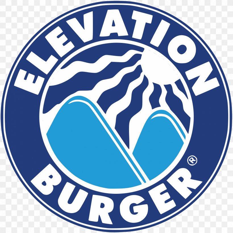 Hamburger Organic Food Elevation Burger Fast Casual Restaurant Beef, PNG, 2400x2400px, Hamburger, Area, Artwork, Beef, Blue Download Free