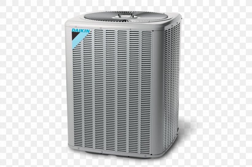 Heat Pump Daikin Air Conditioning HVAC Seasonal Energy Efficiency Ratio, PNG, 2100x1400px, Heat Pump, Air Conditioning, Central Heating, Compressor, Condenser Download Free