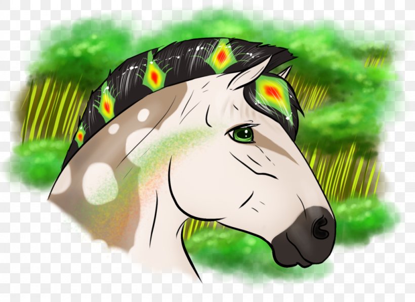 Horse Cartoon Green Desktop Wallpaper, PNG, 1024x746px, Watercolor, Cartoon, Flower, Frame, Heart Download Free
