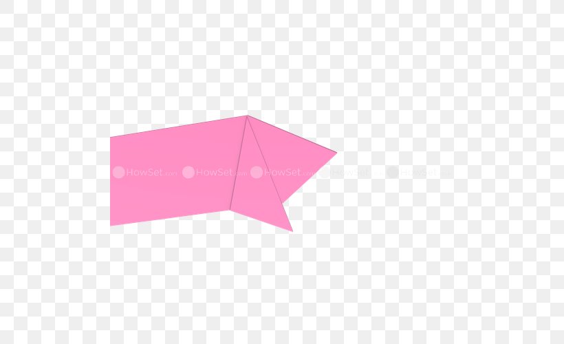 Line Angle Pink M Origami, PNG, 500x500px, Pink M, Magenta, Origami, Pink, Rectangle Download Free