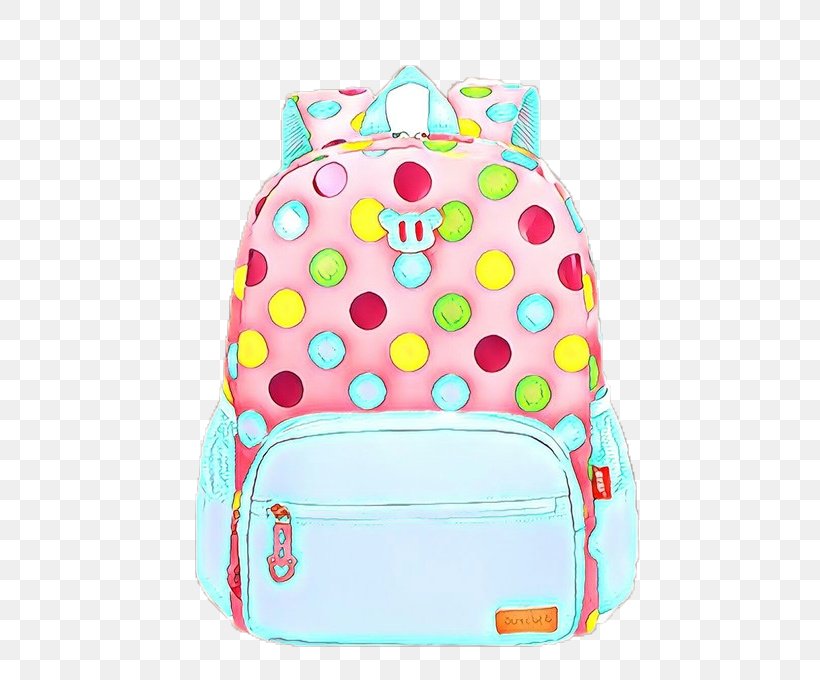 Polka Dot, PNG, 680x680px, Cartoon, Backpack, Bag, Luggage And Bags, Pink Download Free