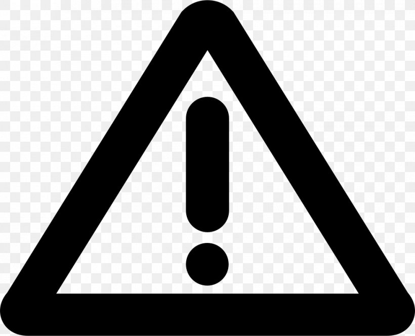 Warning Sign, PNG, 980x794px, Warning Sign, Area, Black And White, Exclamation Mark, Hazard Symbol Download Free