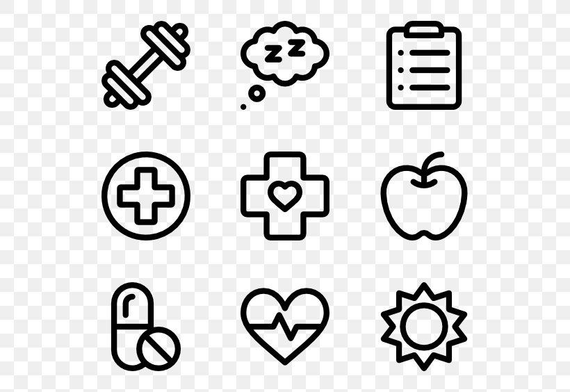 Healthy Living, PNG, 600x564px, Computer Software, Area, Black And White, Health, Health Care Download Free