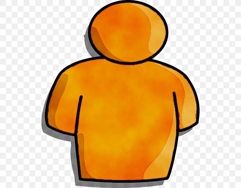 Computer Person Symbol Design Human, PNG, 538x640px, Watercolor, Computer, Human, Human Head, Orange Download Free