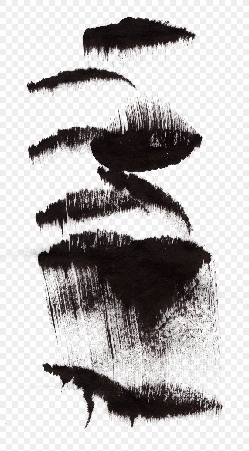 Ink Brush Drawing, PNG, 3162x5720px, Ink Brush, Artwork, Black And White, Brush, Drawing Download Free