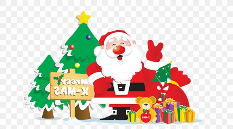 Santa Claus Christmas Gift, PNG, 900x500px, Santa Claus, Art, Christmas, Christmas Card, Christmas Decoration Download Free