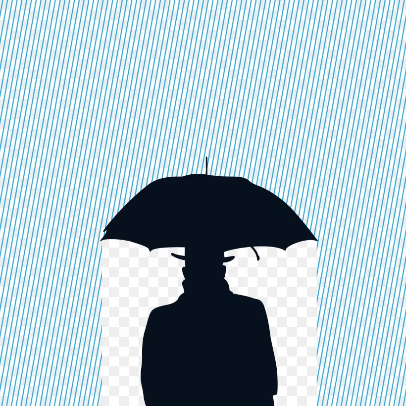 Silhouette Rain Computer File, PNG, 1986x1986px, Silhouette, Blue, Designer, Rain, Sky Download Free