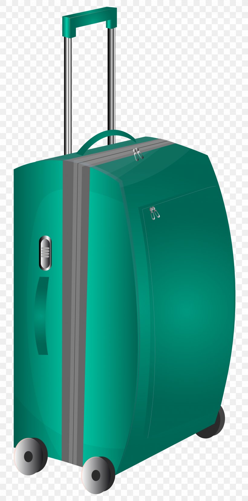 Suitcase Trolley Baggage Clip Art, PNG, 3094x6254px, Suitcase, Airline Ticket, Bag, Baggage, Cylinder Download Free