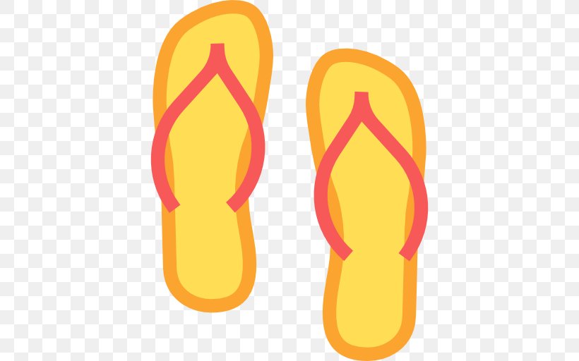 Flip-flops Footwear Sandal Shoe, PNG, 512x512px, Flipflops, Fashion, Flip Flops, Footwear, Orange Download Free