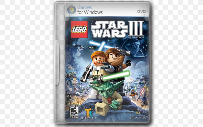 Lego Star Wars III: The Clone Wars Lego Star Wars II: The Original Trilogy Lego Star Wars: The Video Game Xbox 360 Lego Indiana Jones 2: The Adventure Continues, PNG, 512x512px, Lego Star Wars Iii The Clone Wars, Action Figure, Lego, Lego Games, Lego Star Wars Download Free
