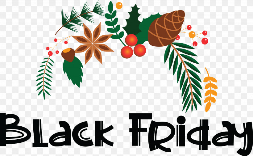 Black Friday Shopping, PNG, 3000x1849px, Black Friday, Cartoon, Christmas Day, Leaf, Line Art Download Free