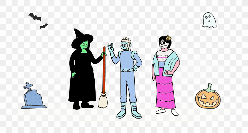 Halloween Background, PNG, 2500x1346px, Halloween Background, Cartoon, Cartoon M, Character, Jackolantern Download Free