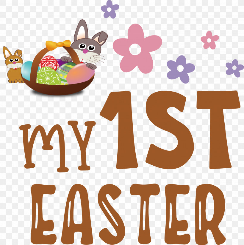 My 1st Easter Easter Baskets Easter Day, PNG, 2995x3000px, My 1st Easter, Behavior, Cartoon, Easter Baskets, Easter Day Download Free