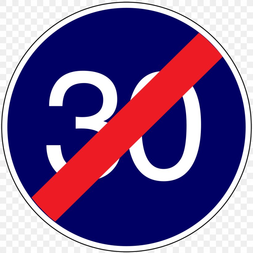 30 Km/h Zone Traffic Sign Speed Limit, PNG, 1024x1024px, 30 Kmh Zone, Advisory Speed Limit, Area, Bicycle, Blue Download Free