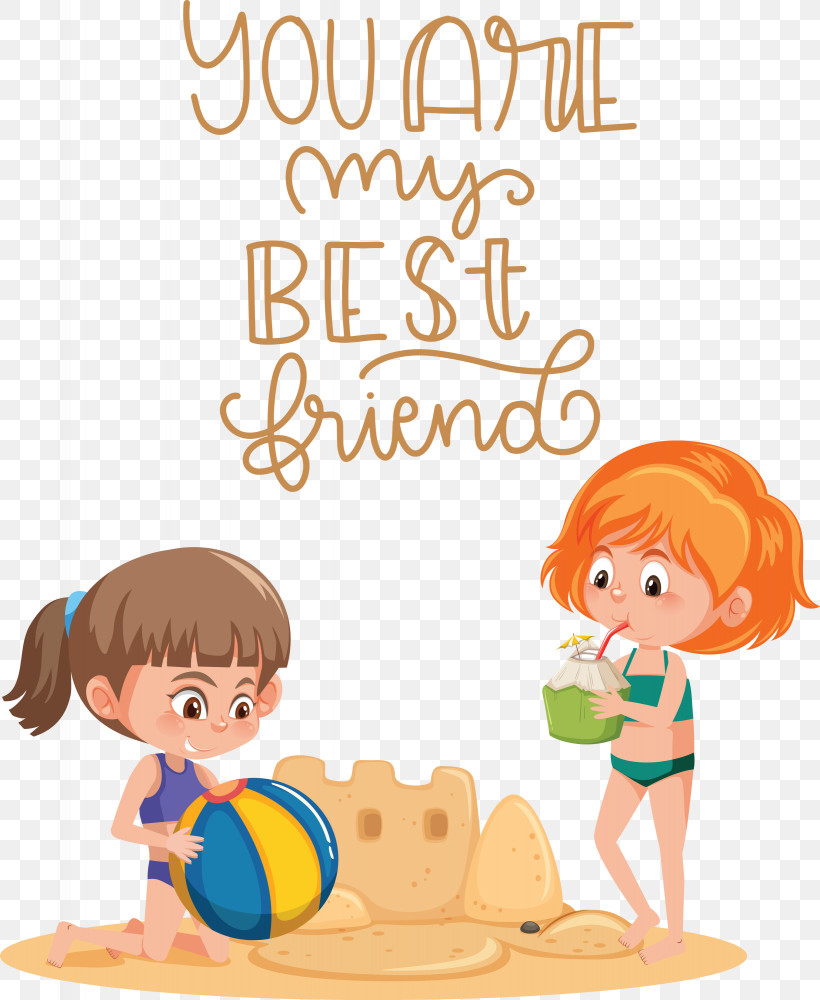 Best Friends You Are My Best Friends, PNG, 2459x3000px, Best Friends, Cartoon, Character, Dongman, Drawing Download Free