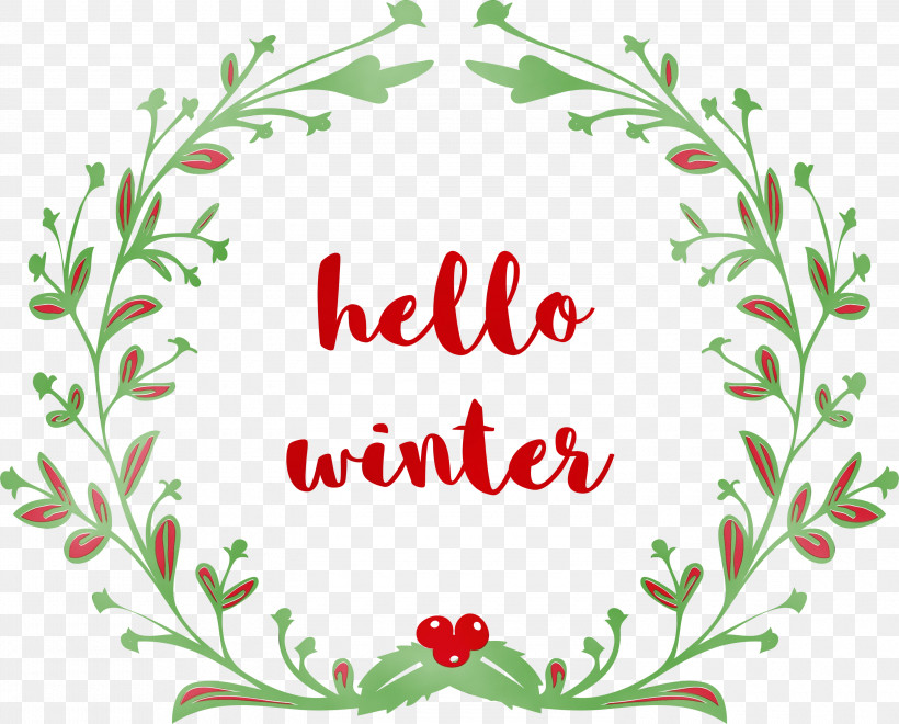 Floral Design, PNG, 3000x2415px, Hello Winter, Cut Flowers, Floral Design, Flower, Greeting Card Download Free