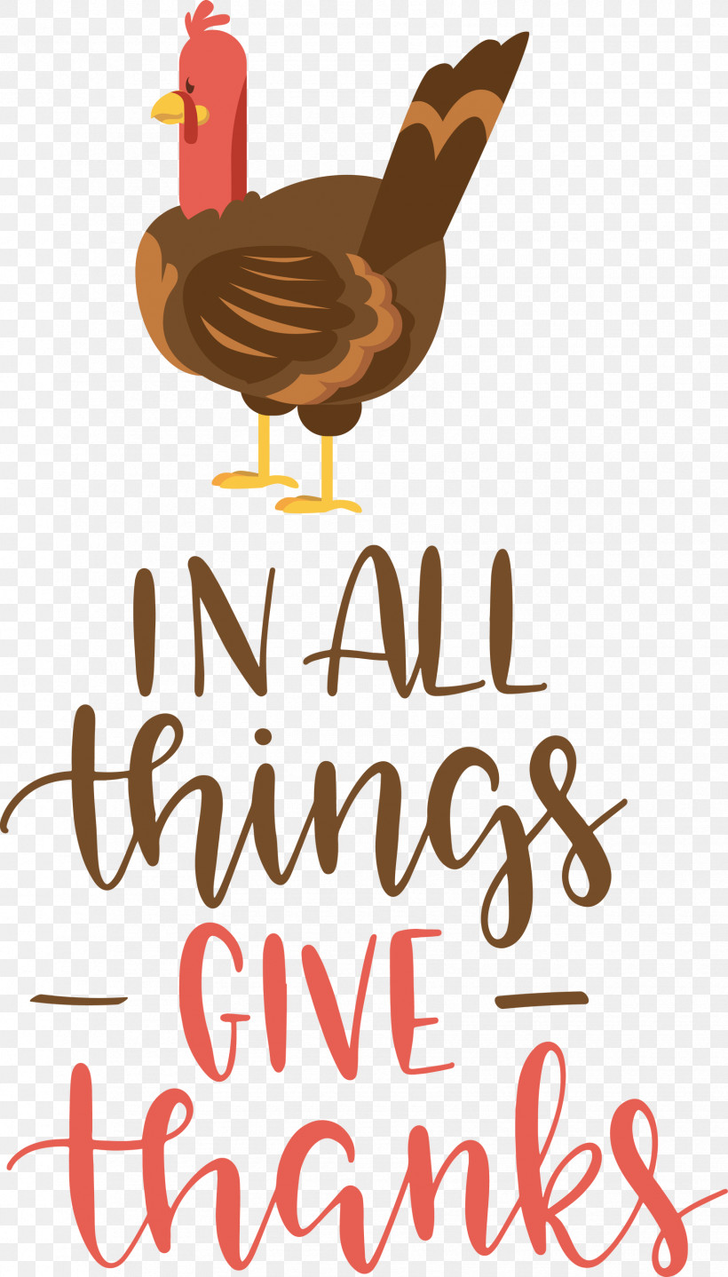 Give Thanks Thanksgiving Autumn, PNG, 1710x3000px, Give Thanks, Autumn, Beak, Birds, Chicken Download Free