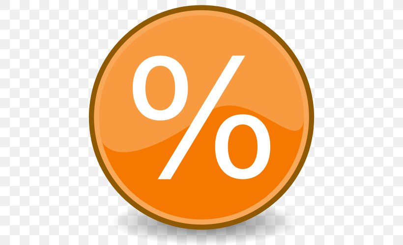 Percent Sign Percentage Percentile Rate, PNG, 500x500px, Percent Sign, Arithmetic, At Sign, Denominatore, Fraction Download Free