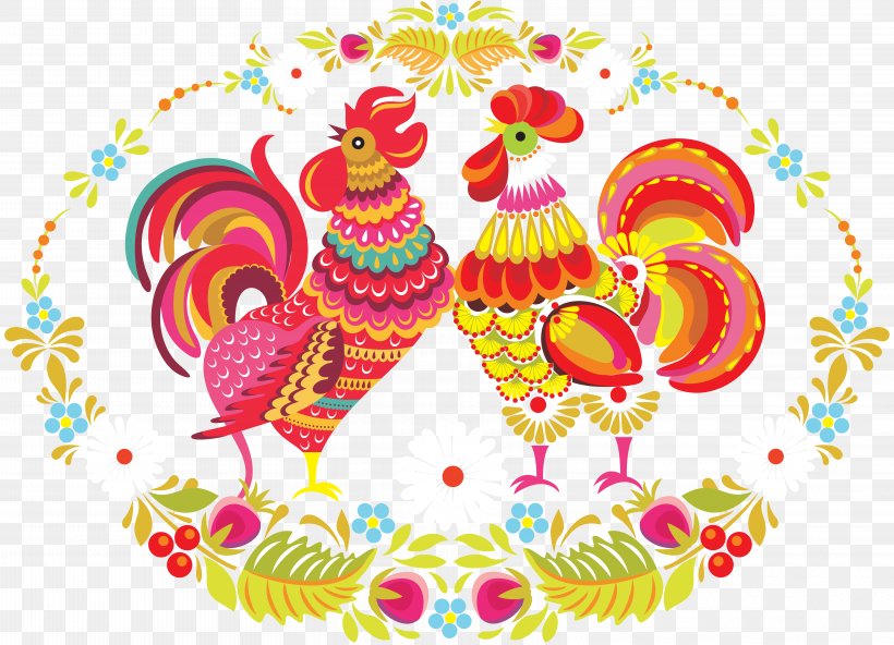 Rooster T-shirt Sticker Chicken Clip Art, PNG, 6454x4666px, Rooster, Advertising, Art, Chicken, Food Download Free