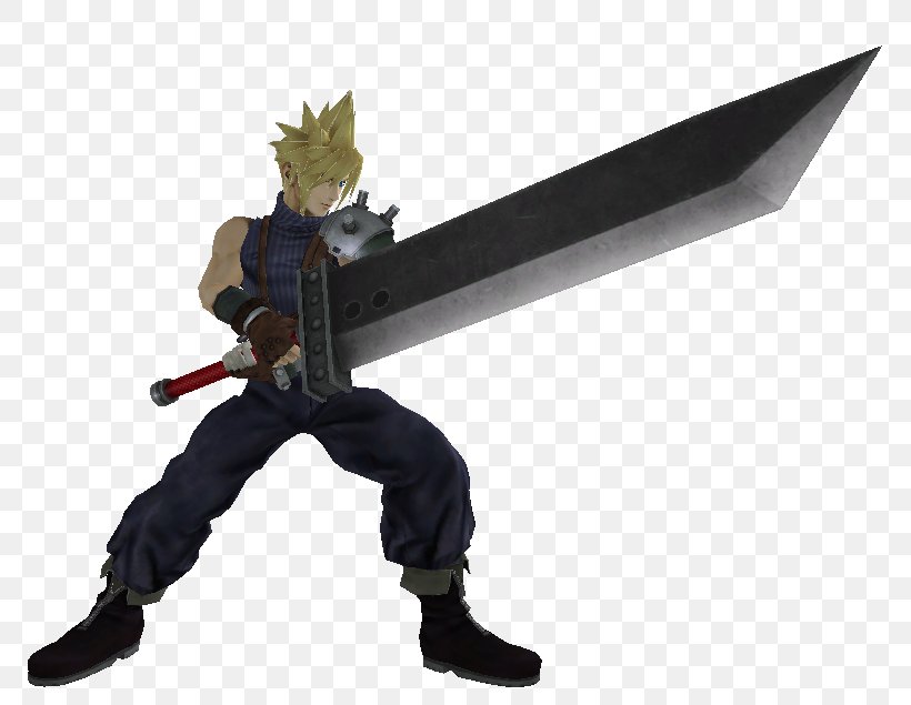 Super Smash Bros. For Nintendo 3DS And Wii U Cloud Strife Final Fantasy VII Animation, PNG, 793x635px, Cloud Strife, Action Figure, Animation, Cloud Computing, Cold Weapon Download Free