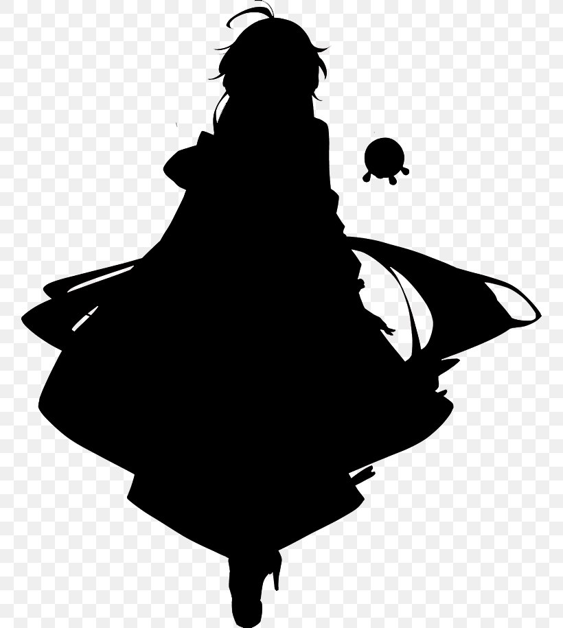 Vocaloid 3 Hatsune Miku Silhouette Utau, PNG, 758x915px, Vocaloid, Black, Black And White, Hatsune Miku, Illustrator Download Free