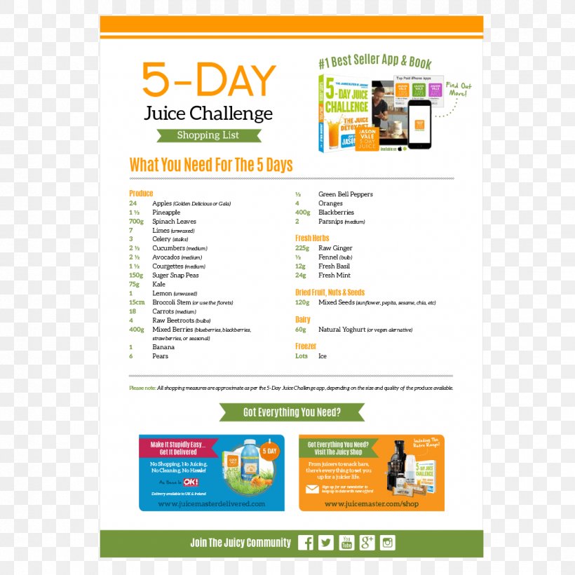 5lbs In 5 Days: The Juice Detox Diet 5-Day Juice Challenge 7-Day Juice Challenge, PNG, 1080x1080px, 5 A Day, Juice, Advertising, Area, Brand Download Free