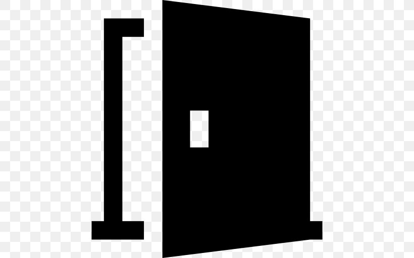 Black And White Symbol Rectangle, PNG, 512x512px, Industry, Black, Black And White, Brand, Door Download Free
