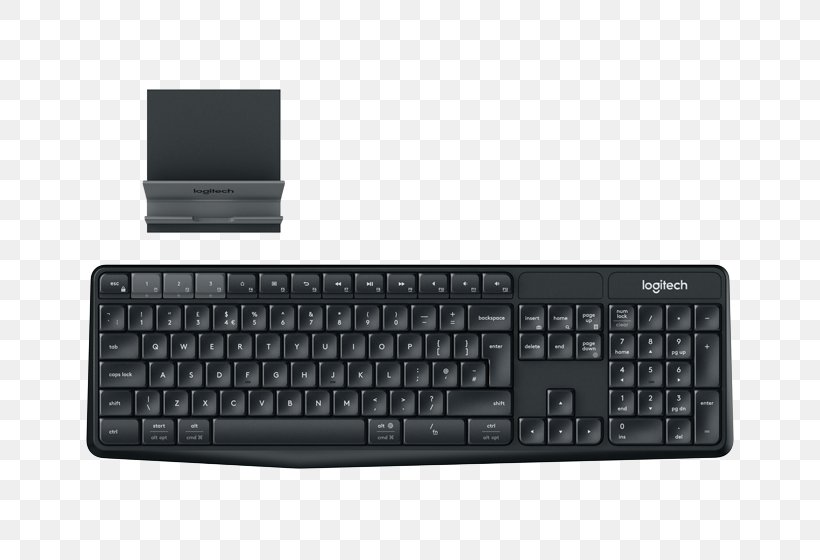 Computer Keyboard Mobile Phones Logitech Unifying Receiver Handheld Devices Wireless Keyboard, PNG, 652x560px, Computer Keyboard, Computer, Computer Component, Electronic Device, Electronics Download Free