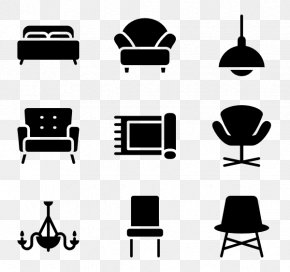 Furniture - Eames Lounge Chair Table Furniture Couch PNG