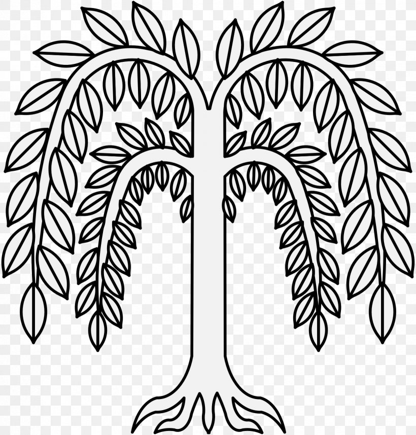 Tree Leaf Drawing Weeping Willow Plant, PNG, 1236x1294px, Tree, Art, Artwork, Beak, Black And White Download Free