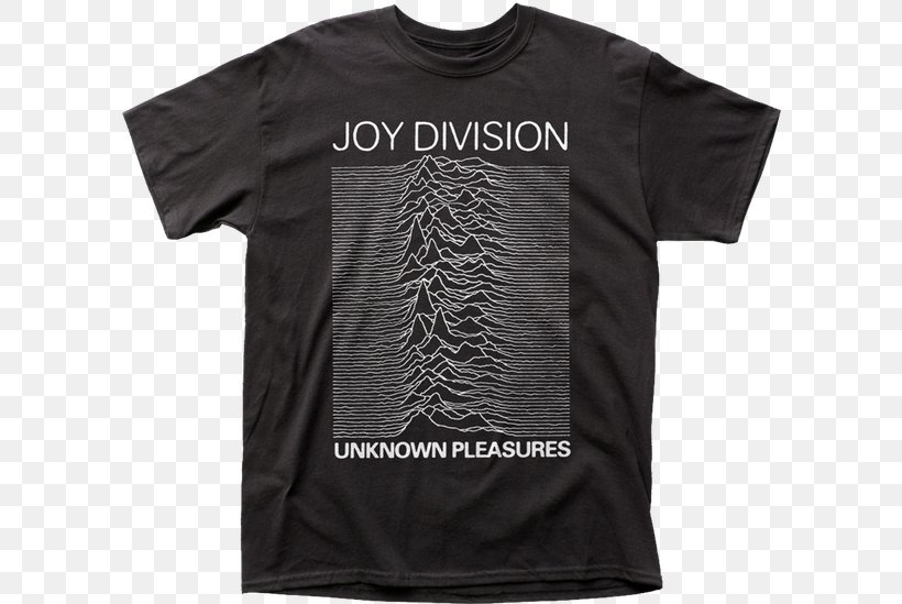 Concert T-shirt Unknown Pleasures Joy Division, PNG, 600x549px, Tshirt, Active Shirt, Bernard Sumner, Black, Brand Download Free