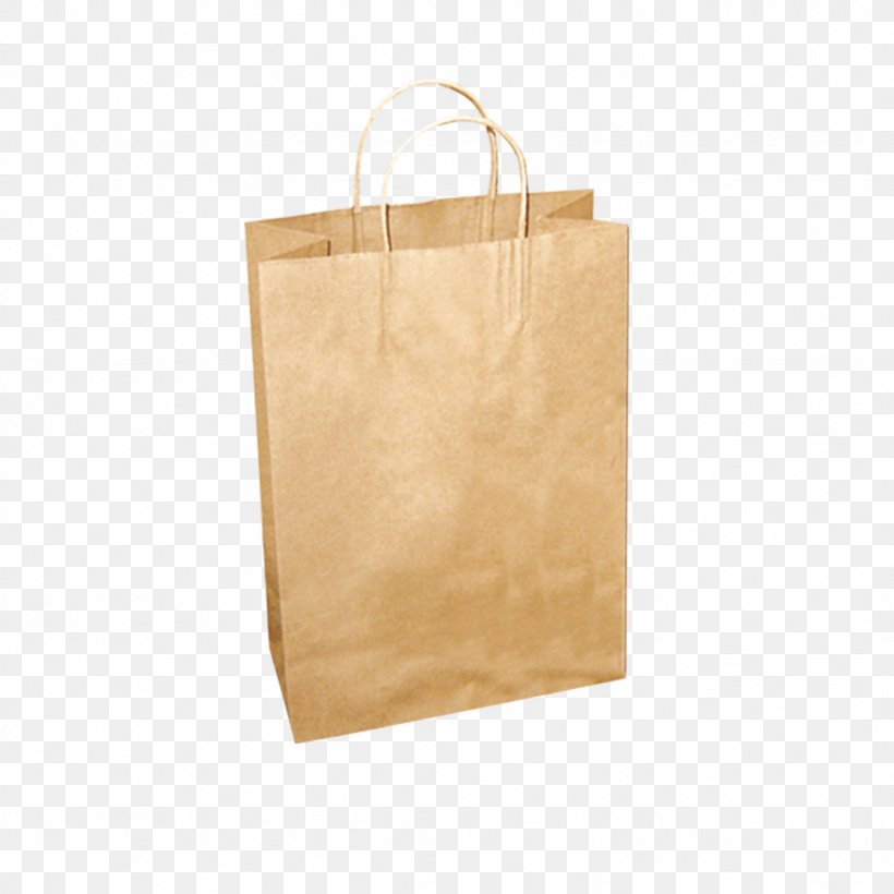 Tote Bag Kraft Paper Paper Bag, PNG, 1024x1024px, Tote Bag, Bag, Beige, Die Cutting, Gusset Download Free