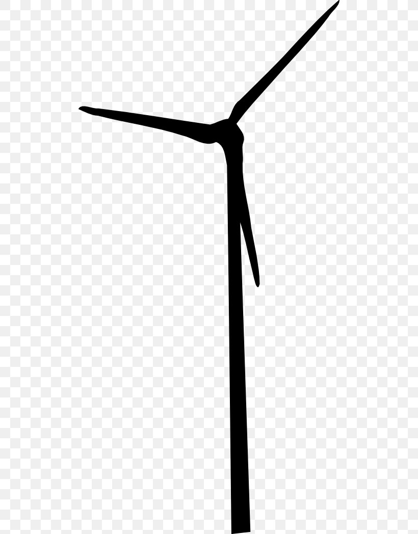 Wind Farm Wind Turbine Wind Power Clip Art, PNG, 512x1048px, Wind Farm, Black And White, Electric Generator, Energy, Machine Download Free