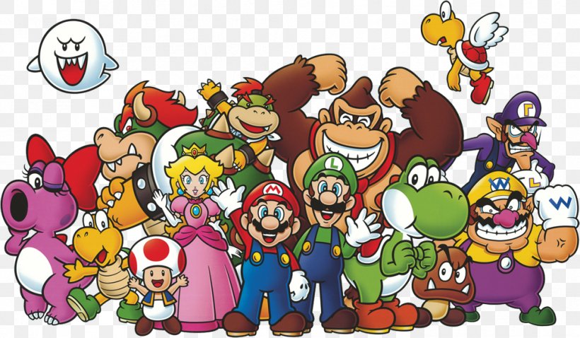 Mario Bros. Super Mario All-Stars Mario Kart Luigi New Super Mario Bros, PNG, 1006x587px, Mario Bros, Art, Bowser, Cartoon, Character Download Free