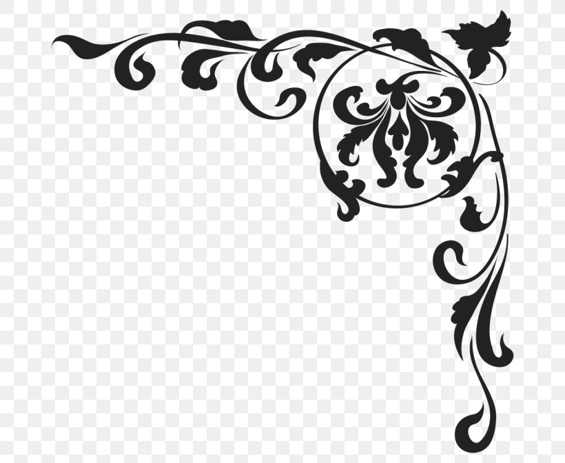 Sticker Baroque Wall Decal Art, PNG, 700x672px, Sticker, Adhesive, Art, Baroque, Black Download Free