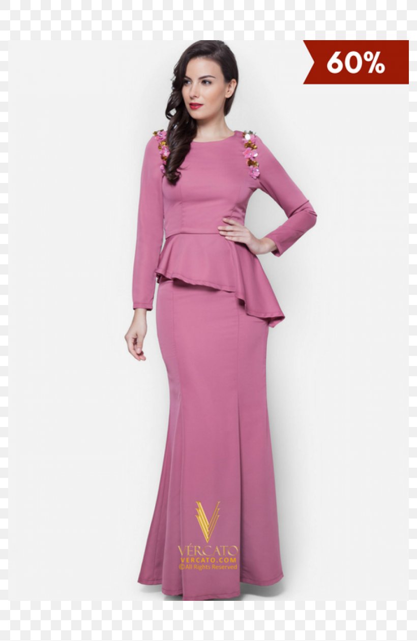 Baju Kurung Gown Dress Fashion Robe, PNG, 788x1261px, Baju Kurung, Batik, Bell Sleeve, Bridal Party Dress, Clothing Download Free